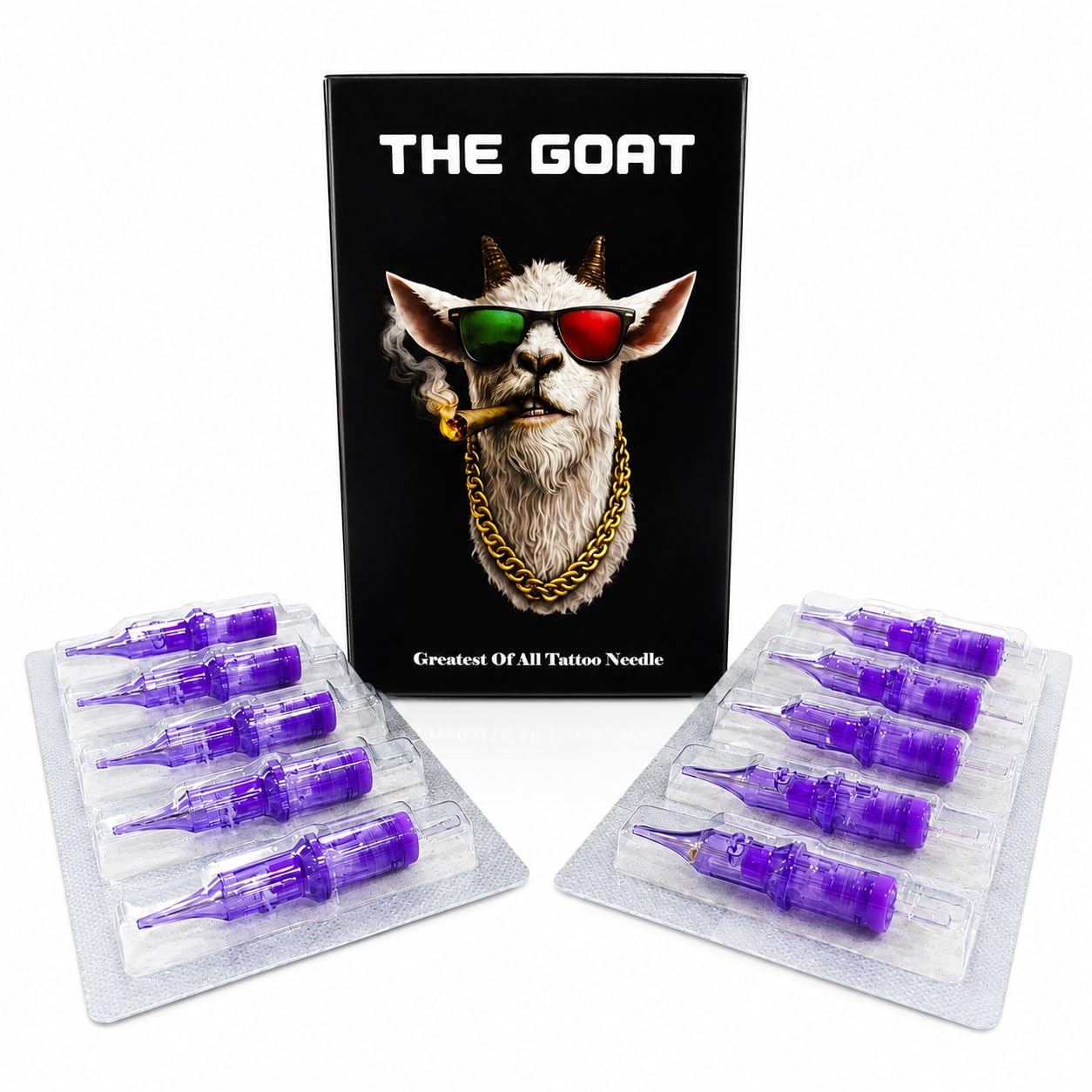Tattoo Machine Cartridges Needle (GOAT- Greatest of All Tattoo Needles), Premium Disposable supplies for Professional Tattoo artist (1007RL, 10)-picture-24