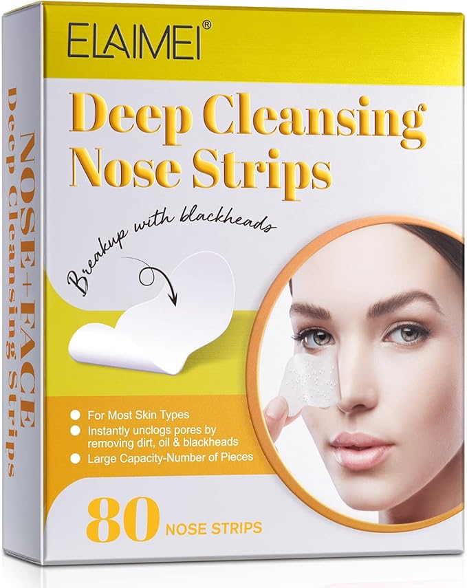 TOYHHO Blackhead Remover Strips，Nose Strips Blackhead,Pore Strips