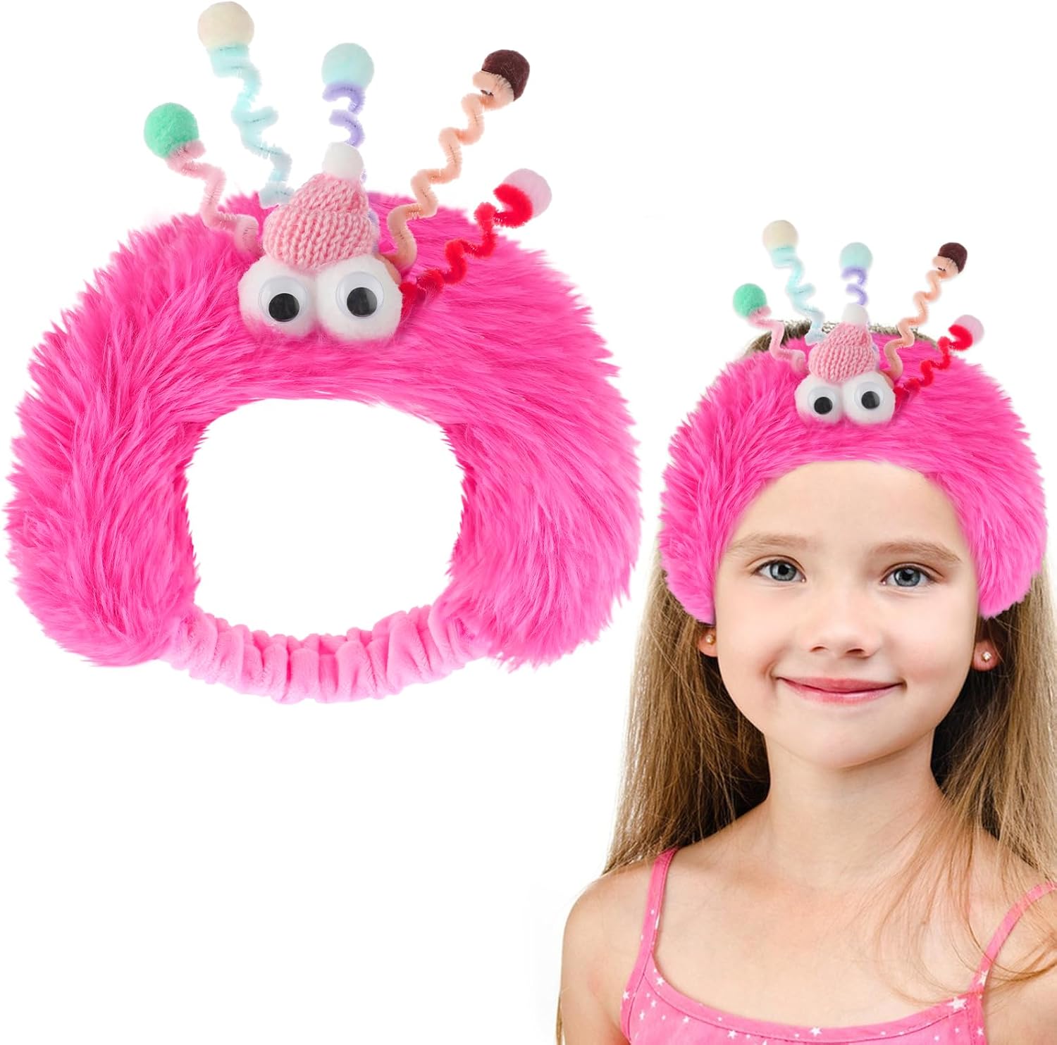 Face Wash Headbands for Women, Plush Spa Hair Bands Makeup Headbands