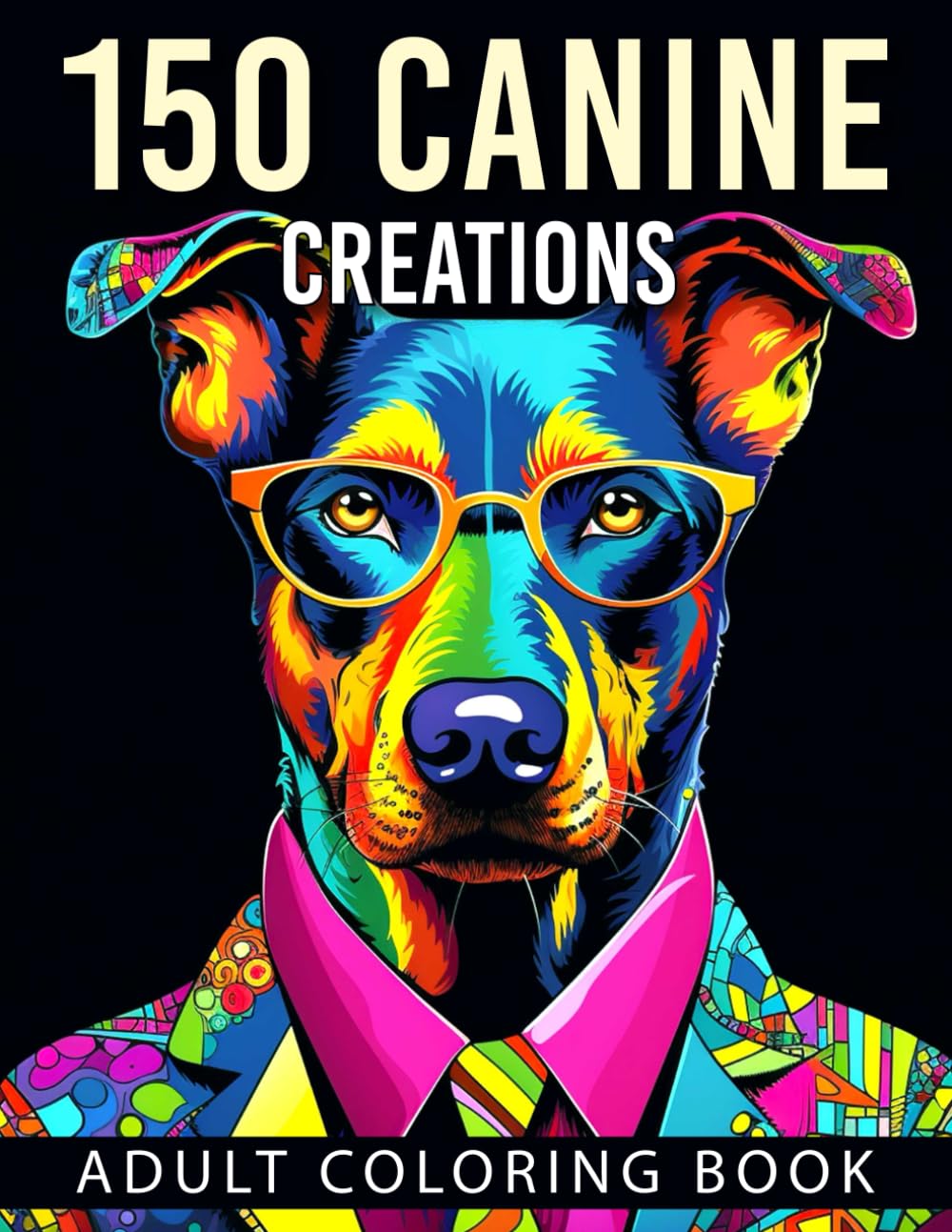 15 Dog Coloring Book for adults: 150 unique illustrations: Mandala patterns, fun and relaxing drawings for mindfulness, positivity, and stress relief Paperback – July 19, 2024