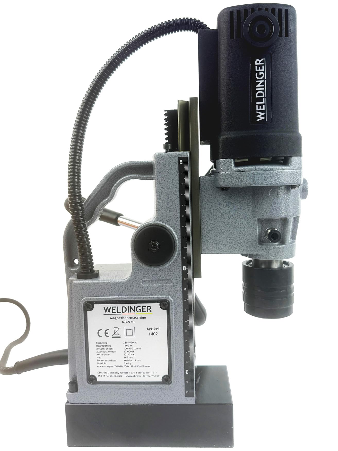 WELDINGER Magnetbohrmaschine MB-930 für Metallbau