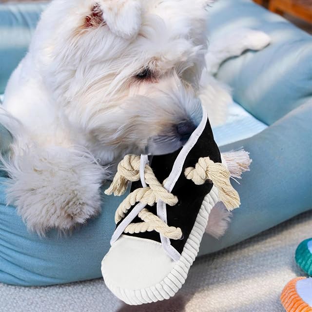 Foto 2 de 8 de TONGFENG - Zapato de juguete para perro, juguete para masticar para perros con forma de zapato, cuidado…