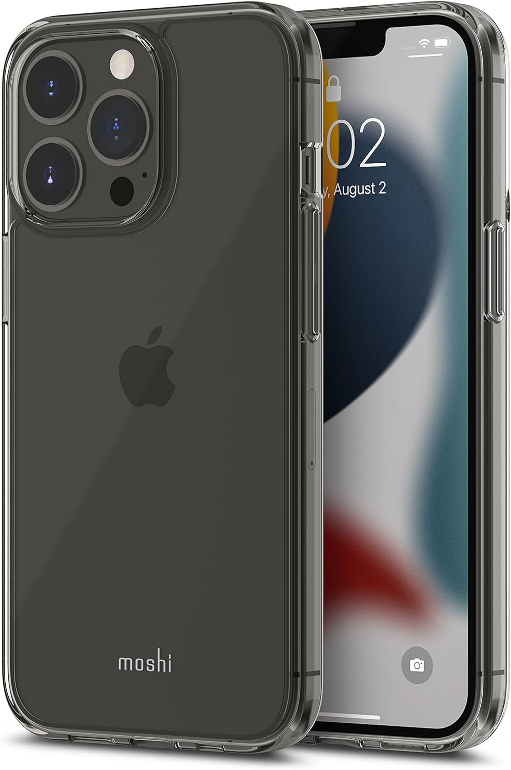 Moshi iGlaze XT Case Compatible with iPhone 13 Pro, Military-Grade Drop Protection, Watermark Resistant, BPA Free, Crystal Clear