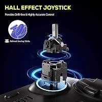 QRD Spark N5 Wireless Gamepad PS5 PS4 PC Android Hall Effect Joystick Gyro Vibráció 6