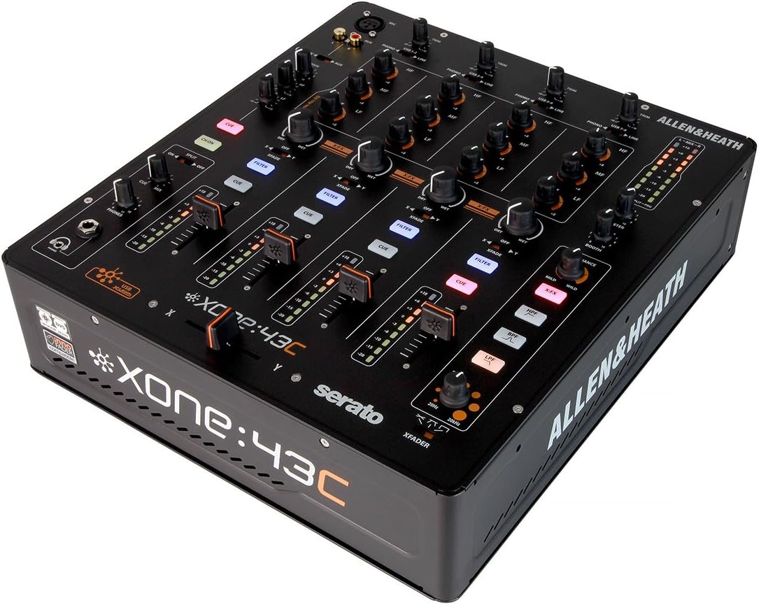 Allen & Heath Xone:43C 4 + 1 Channel DJ Mixer with Soundcard