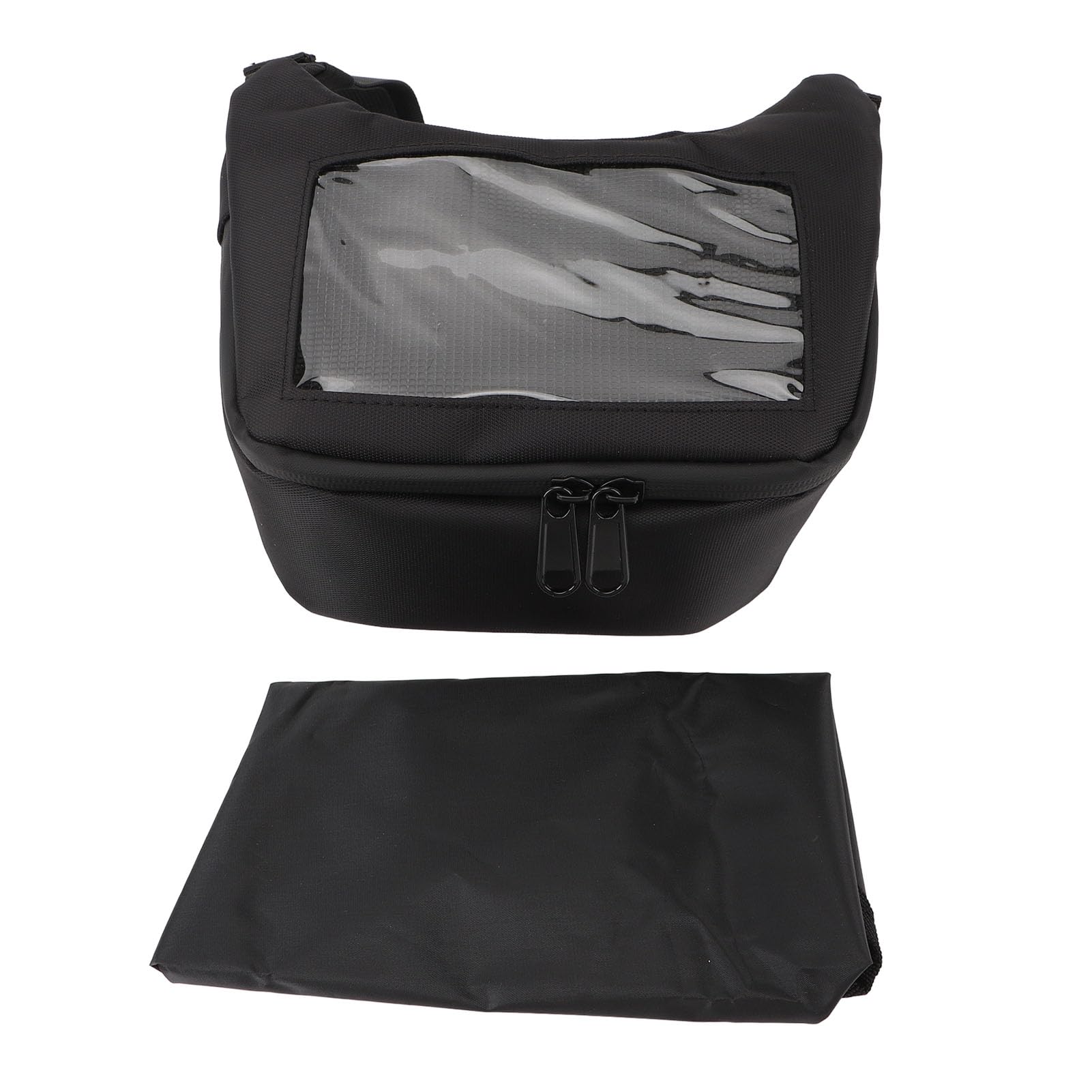 Borsa Moto, Borsa Manubrio Moto Funzionamento Touch Screen Impermeabile Nero Sostituzione Universale per Vespa GTS LX LXV Sprint