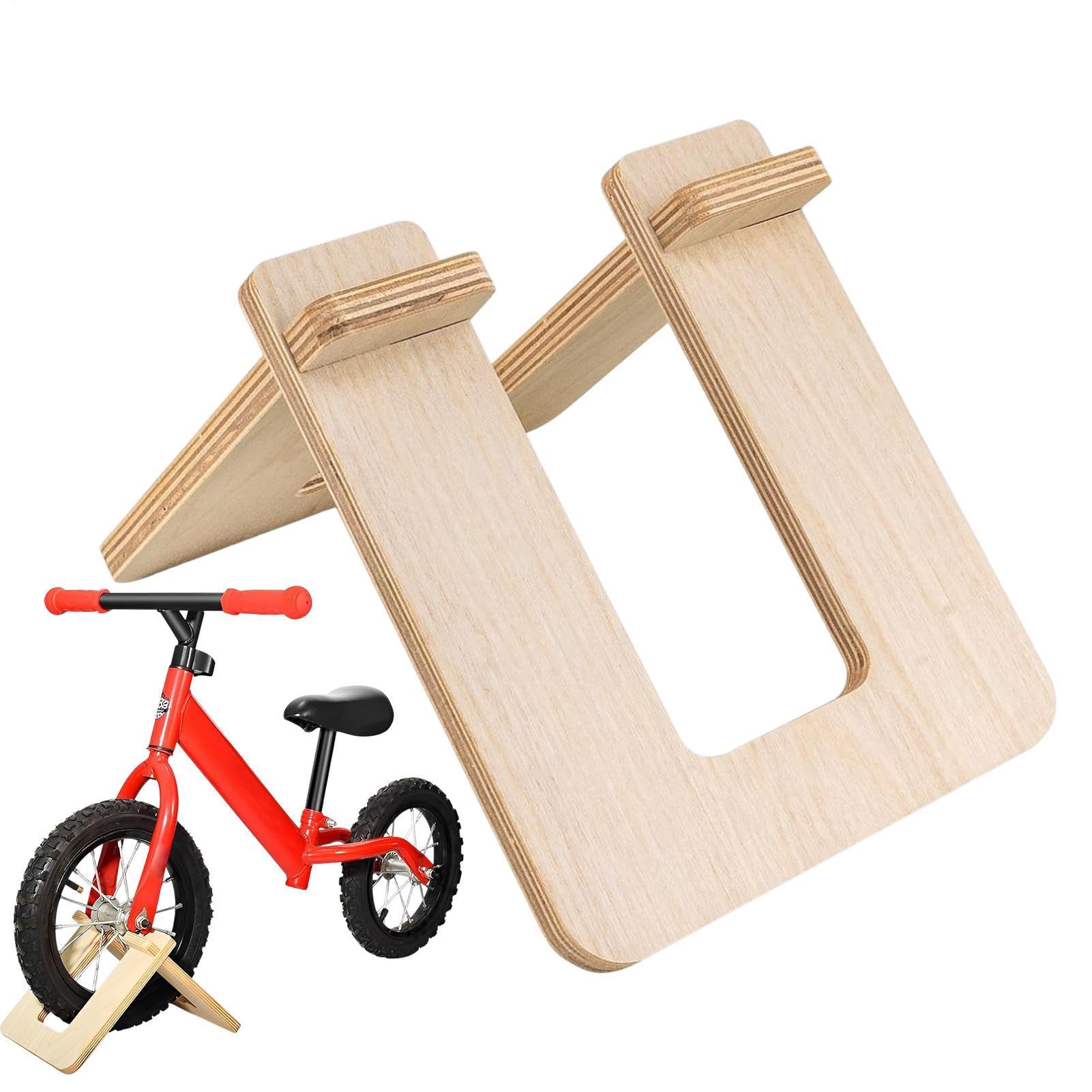 Children’s Balance Bikes Parking Rack – Wooden Detachable Display Stand | Compact 20.8 × 7 × 1.2 Cm Floor Organizer | Stable Storage Holder For Kids Balance Bikes, Scooters, Garage & Playroom