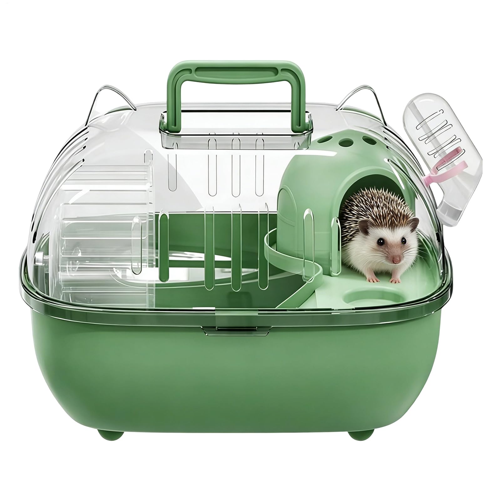 Small Animal Carriers,Portable Outing Crate - Hamster Travel Cage | for Small Animals Rabbits Rodents Transport Car Outing Picnic Farm