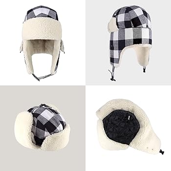 Amazon.com: CHOK.LIDS Lumberjack Plaid Winter Trapper Unisex