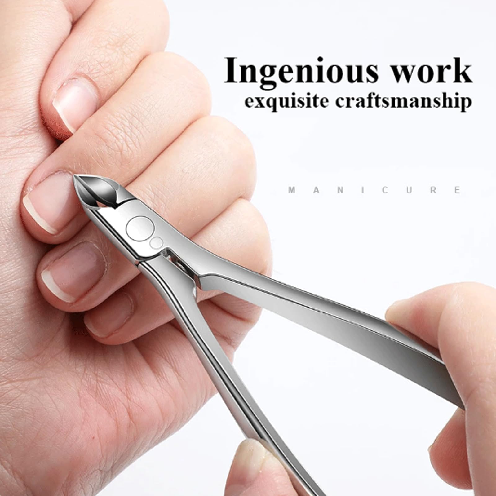 Tagliaunghie Kit tagliaunghie in acciaio inossidabile da 16 pezzi Kit per la cura delle unghie con scatola di immagazzinaggio con cerniera Set pedicure professionale per principianti Manicure