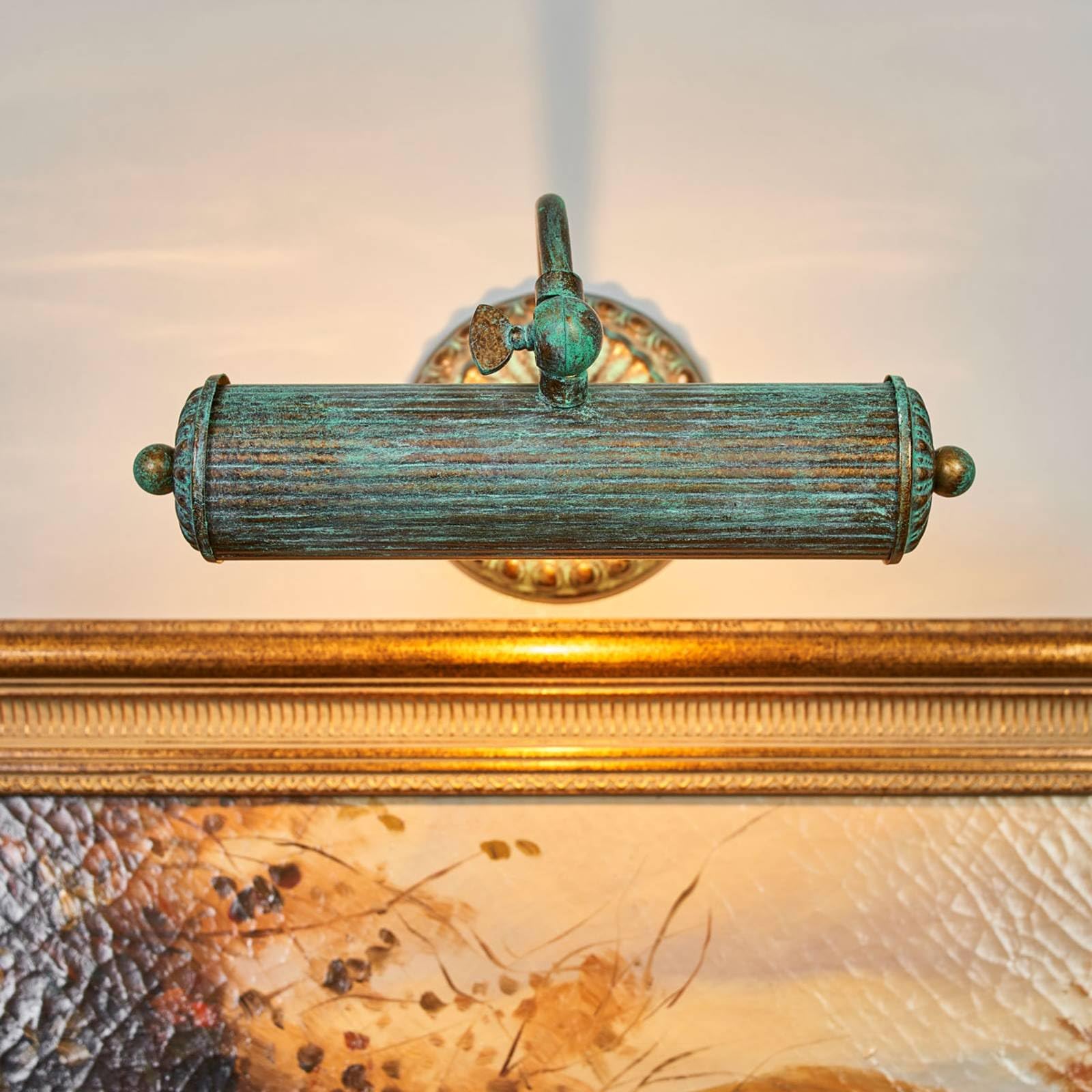 Lindby Wandleuchte, Wandlampe Innen Beno (Retro Vintage Antik) in Bronze aus Metall (1 flammig E14) - Bilderleuchte Wandstrahler Wandbeleuchtung Schlafzimmer/Wohnzimmer Wohnzimmerleuchte