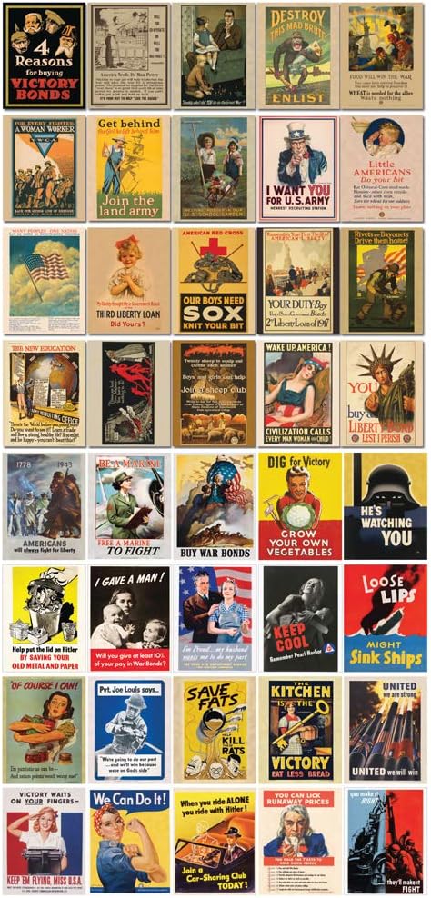 Amazon.com: Teacher's Discovery World War I and II Propaganda Mini ...