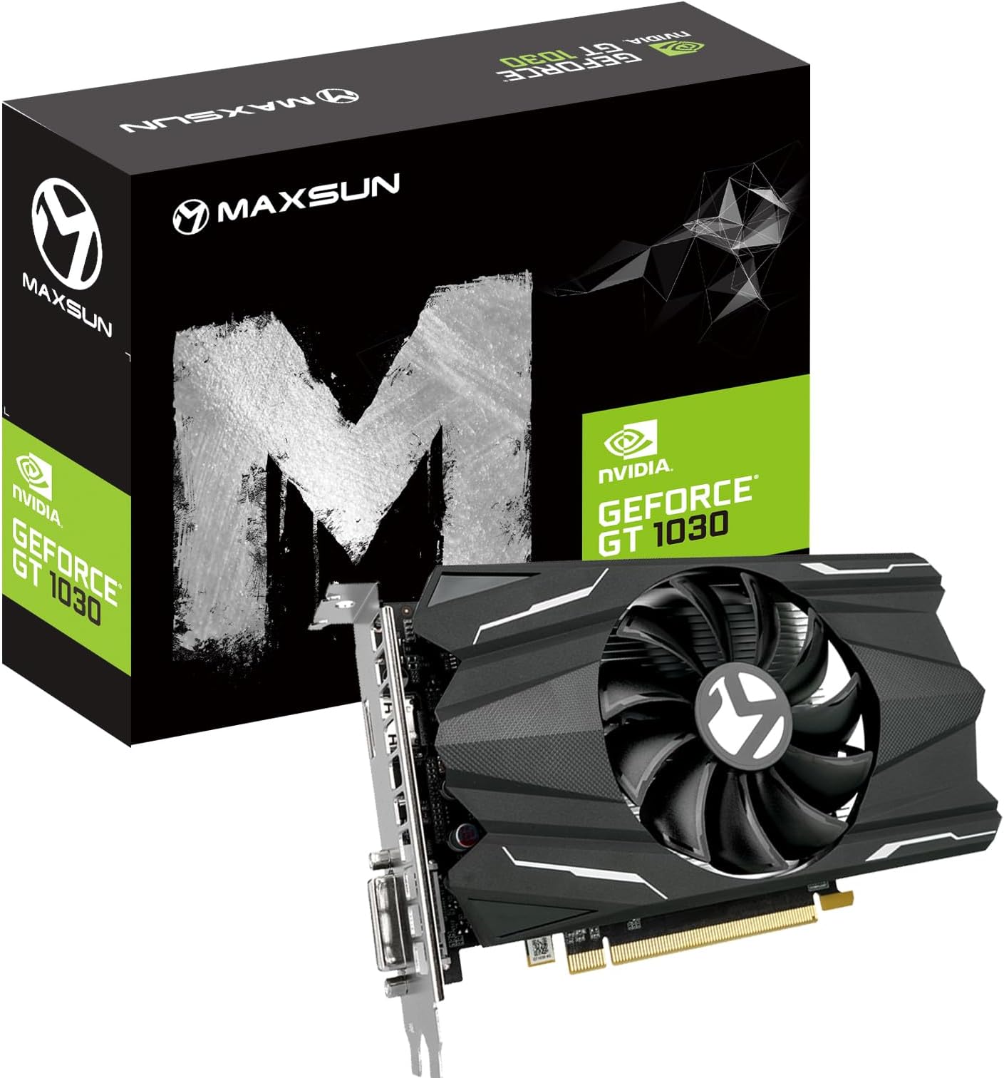 GEFORCE GT 1030 4GB GDDR4 Video Graphics Card GPU mini ITX Design, HDMI, DVI-D, Single Fan Cooling System