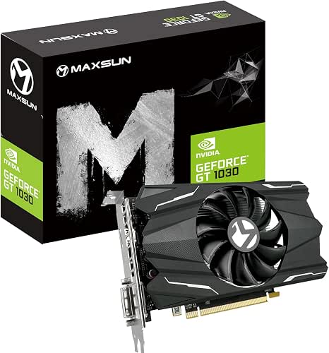 maxsun GEFORCE GT 1030 4GB GDDR4 Video Display Graphics Card