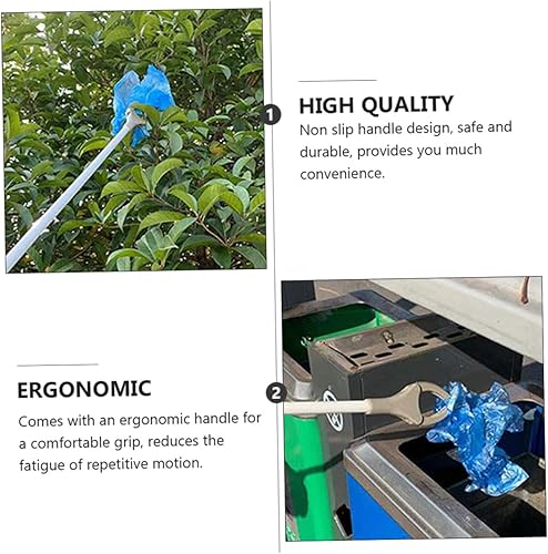 Miniatura 9 de Garneck 2 piezas de herramientas para chimenea con ventosas resistentes, agarrador de garra, agarrador de garra, agarrador de garra, agarrador de