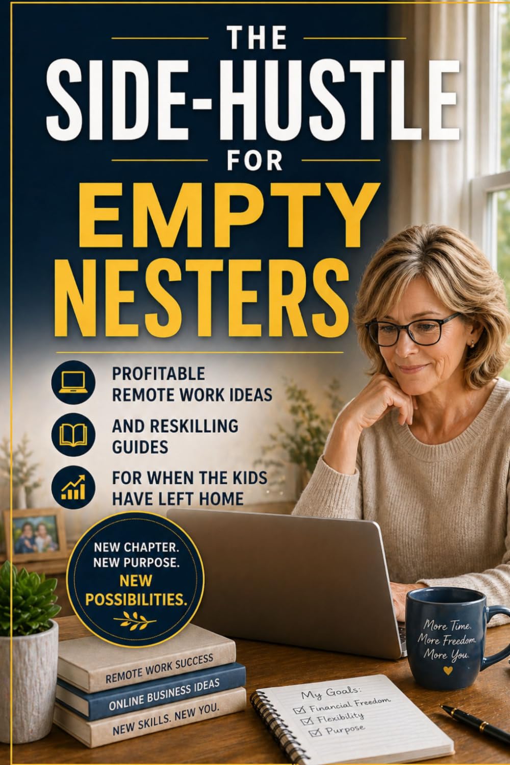 The Side-Hustle for Empty Nesters: Profitable Remote Work Ideas and Reskilling Guides for When the Kids Have Left Home