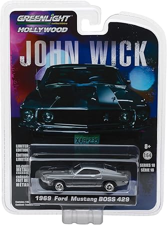 Greenlight 1/64 Hollywood Series 18 - John Wick (2014) - 1969 Ford Mustang BOSS 429 44780-E [Shipping from Canada]