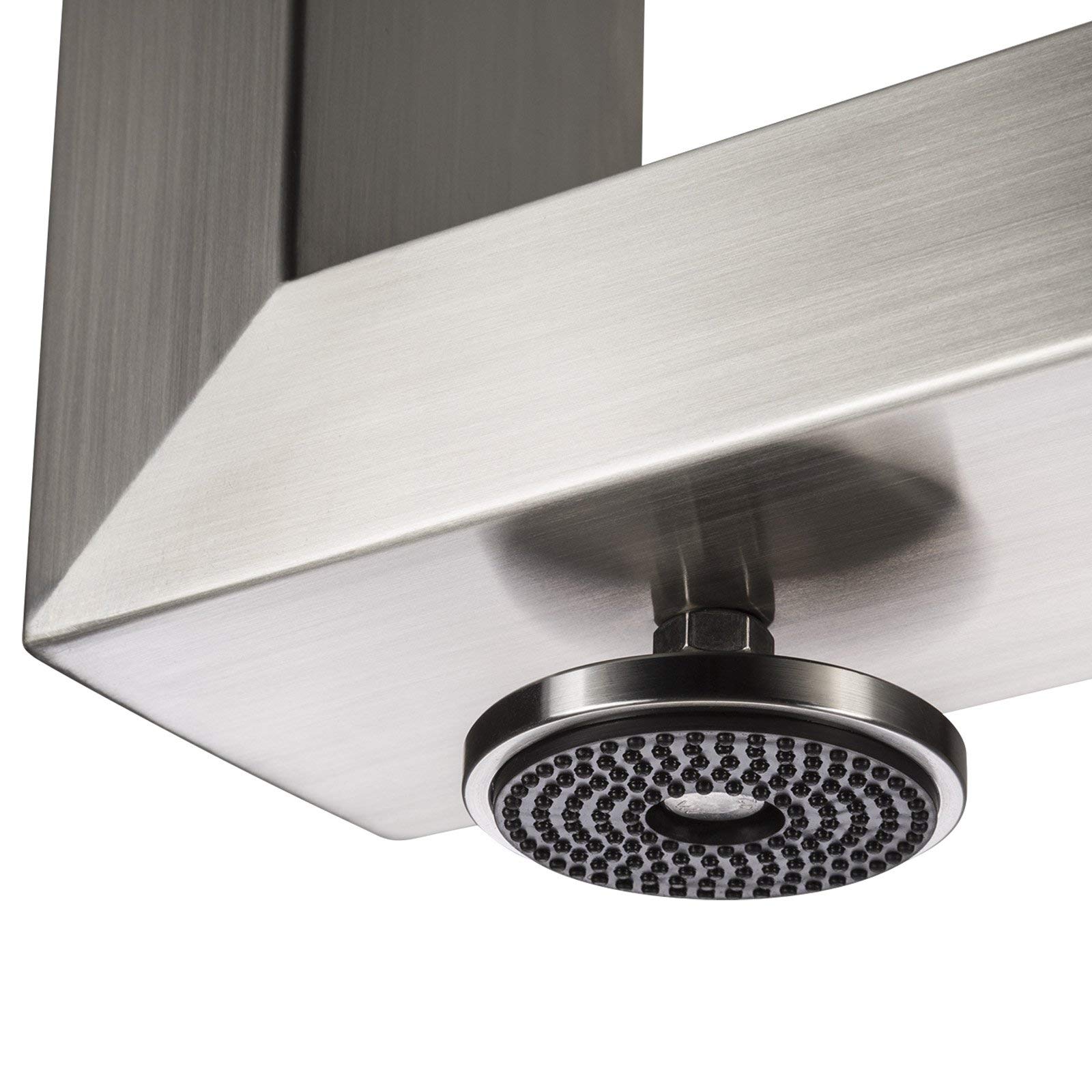 SOTECH Tischgestell KUFE ECHT Edelstahl/Profil 80 x 40 mm/Höhe: 720 mm/Tiefe: 700 mm höhenverstellbar Tischuntergestell Tischkufe Tischbein Tischfuß
