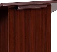 Vista 9 de Flash Furniture Mysta - Atril de mesa plegable en caoba
