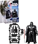 Star Wars ActionVerse Darth Vader 4.5-Inch Action Figure & Accessories, Reusable Accessory Storage Rack, Toys for Boys & Girls Ages 4+
