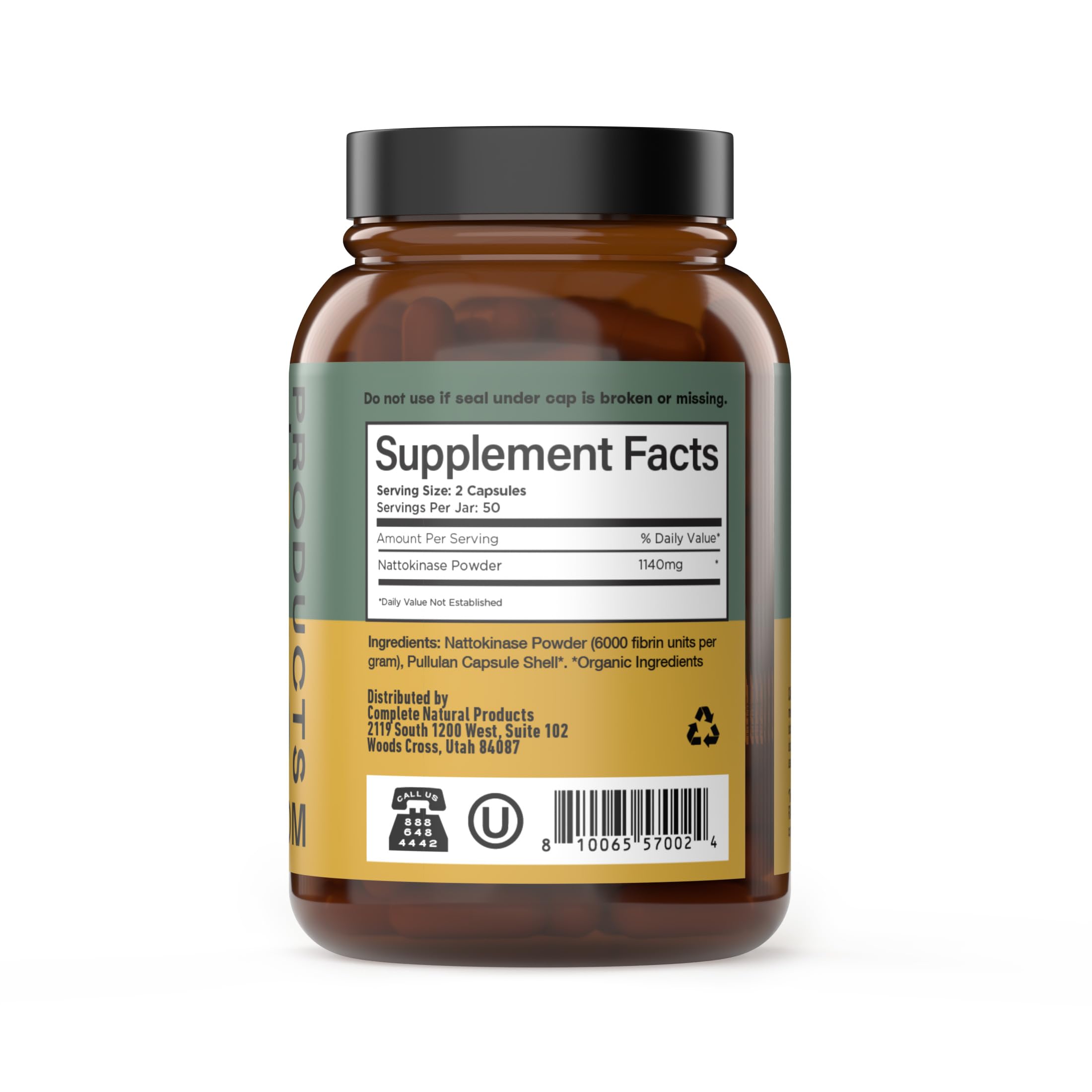 CNP | Nattokinase 570mg Capsules - 6000FU Natto, Circulation Support Aid — Amazon image 4