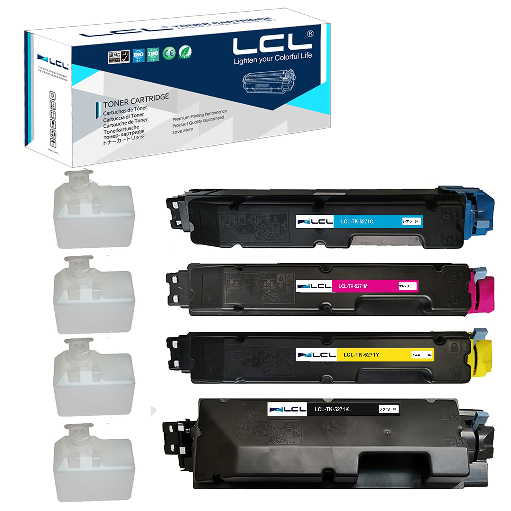 Amazon.co.jp: LCL Kyocera用 京セラ用 TK5271 TK-5271 TK-5271K TK 