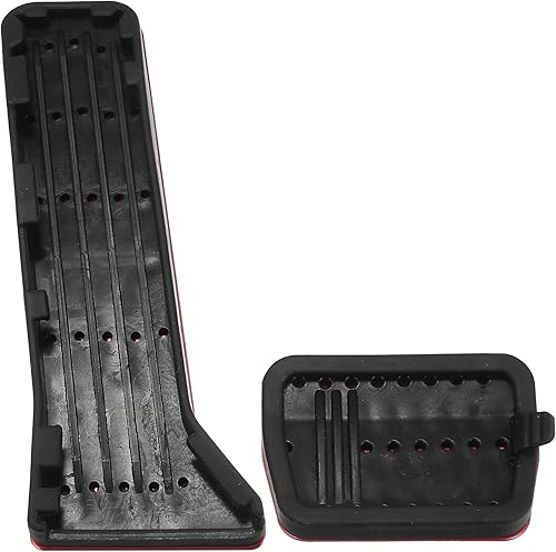 Miniatura 7 de X AUTOHAUX Antideslizante aleación de aluminio coche interior pedal pastillas acelerador pedal freno de gas Kit de cubierta de reemplazo para Mazda