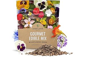 Edible Flower Garden Kit: 7,000+ Organic Seeds Bloom Year Round