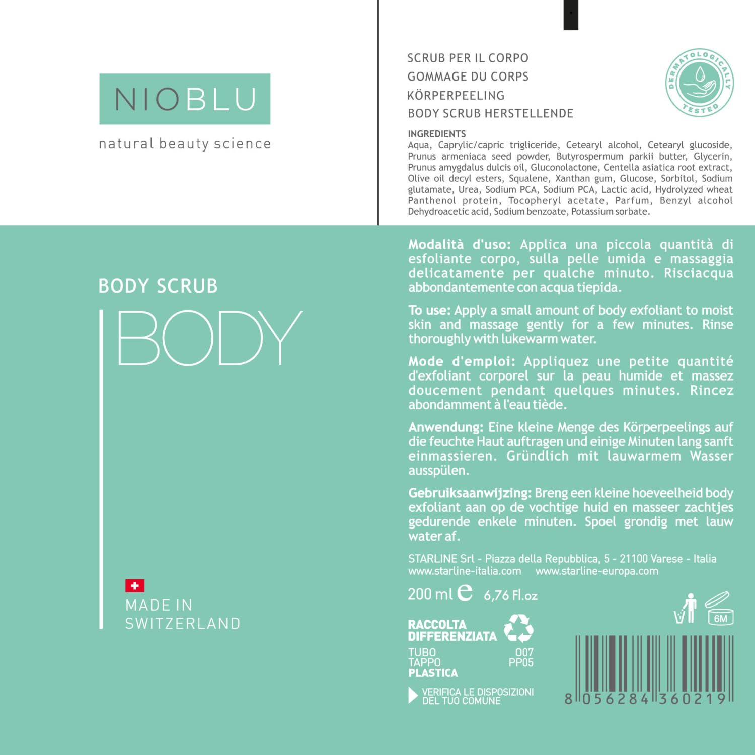 Exfoliante corporal