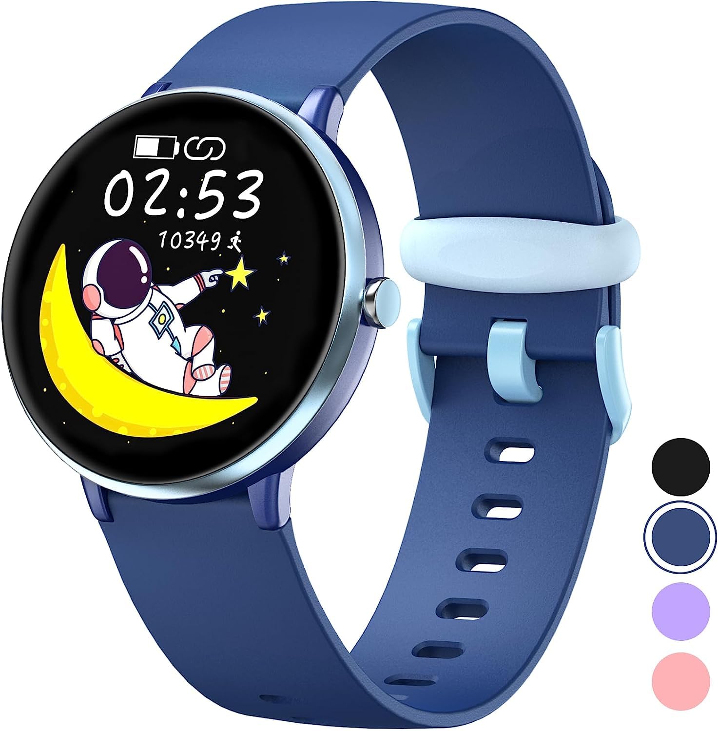 ZONEY Kids Smart Watch,Children Fitness Activity Tracker for girls boys,  IP68 Waterproof Kids Smart Watch with 19 Sport Modes, Pedometers, Heart Rate