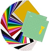 Vista 31 de Rollos de vinilo permanentes adhesivo para Cricut, rollo de vinilo blanco de 12.0 in x 35 ft para Cricut. Siluetas, letreros, álbumes de recortes