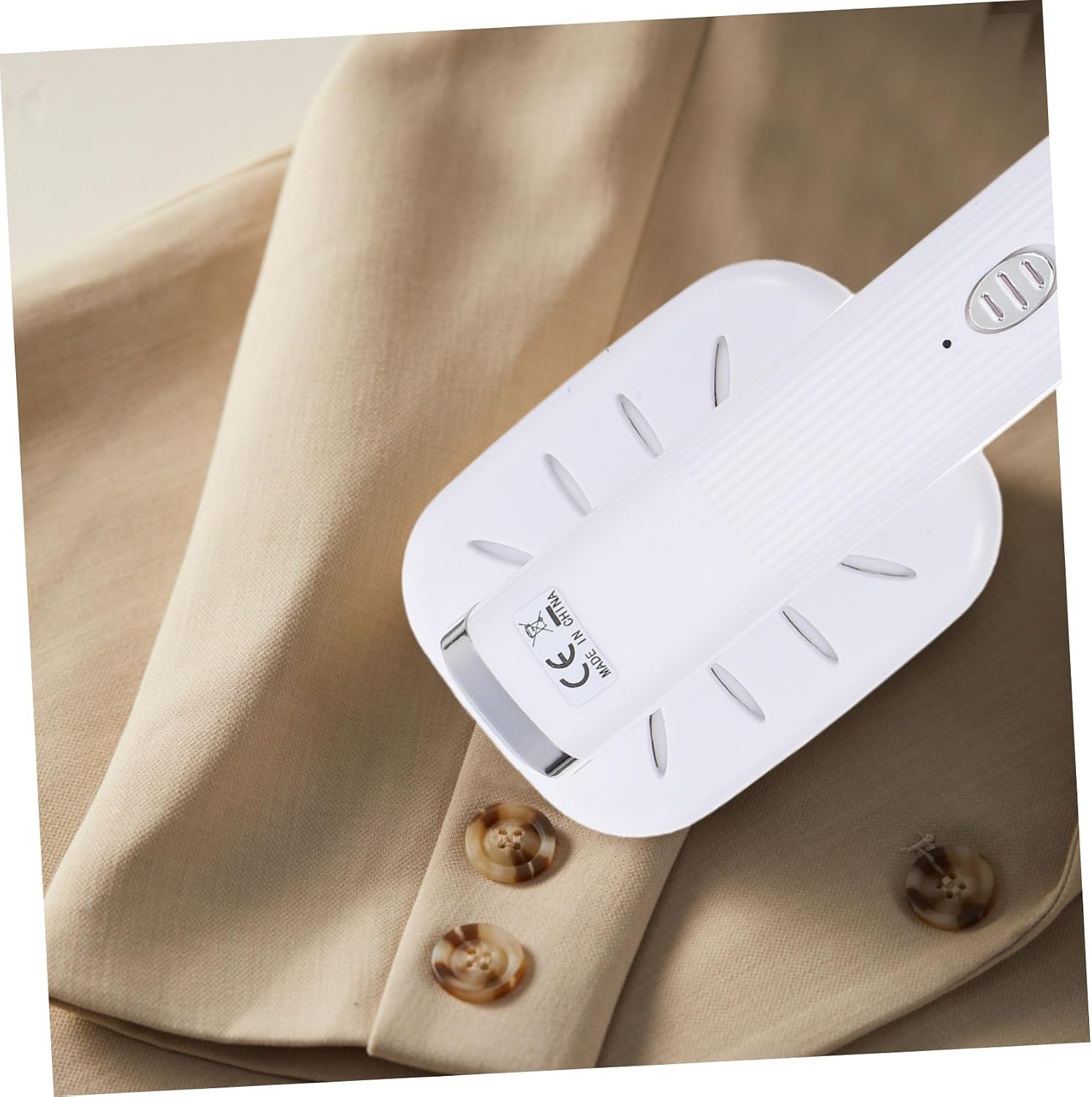 MERRYHAPY Portable Mini Handheld Steam Iron Quick Heating Garment Steamer for Travel Efficient Wrinkle Removal Small Electric Iron for Clothes for Home Go Use
