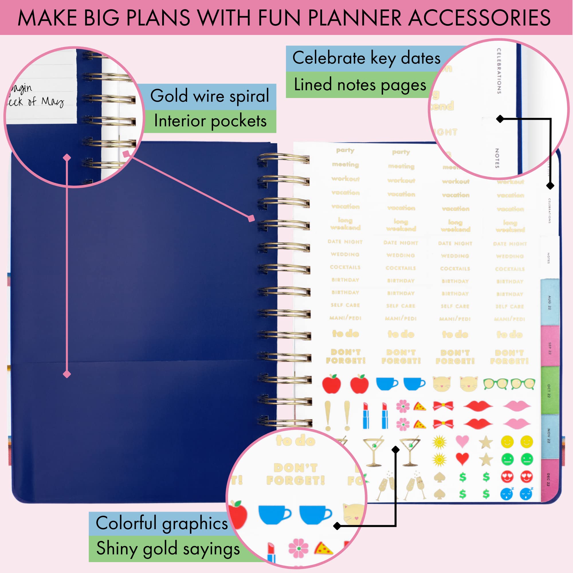 Buy Kate Spade New York 20222023 Planner Weekly and Monthly, Large