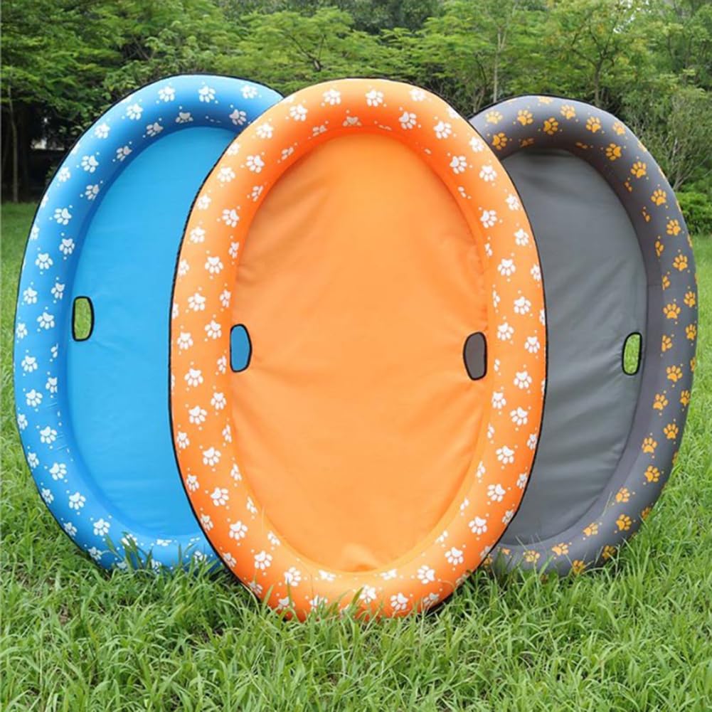 matela Gonflable Pour Chien Piscine, Radeau Gonflable Pour Chien, Flotteur De Piscine Pour Animaux, Lit Flottant Confortable Pour Piscine, Plage Ou Lac, Accessoire Flottant Sécurisé Et Résistant