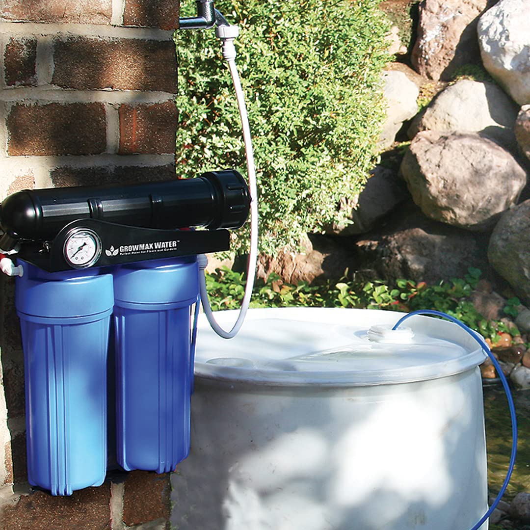 Power Grow 500. Sistema de Osmosis Inversa de 5 etapas para uso en hidroponía y jardinería. Produce hasta 500 L/d - ¡Sin esperas, produce hasta 20 L/h!