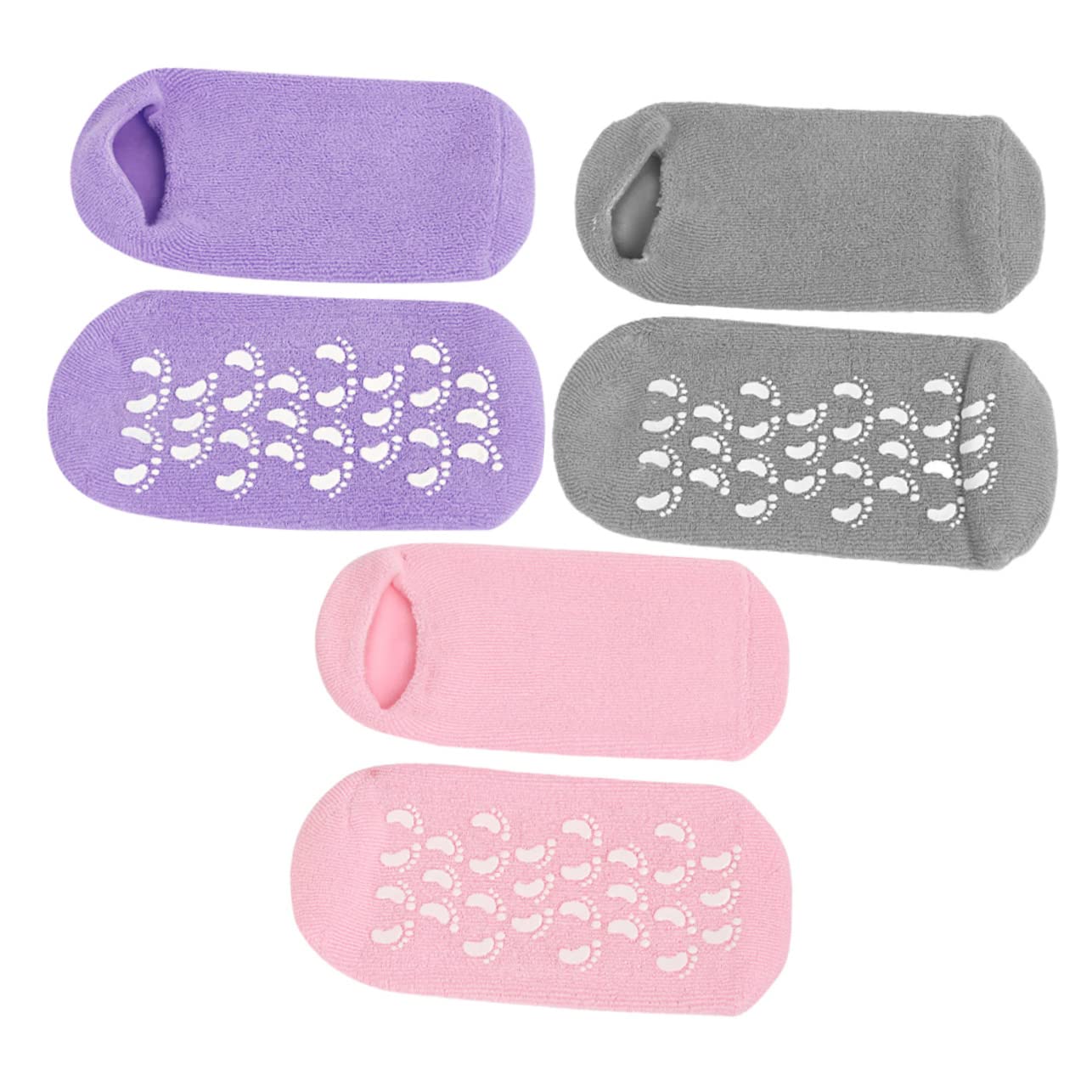 minkissy 9 pares de calcetines de gel para el talón de algodón y elastano para pies Miss