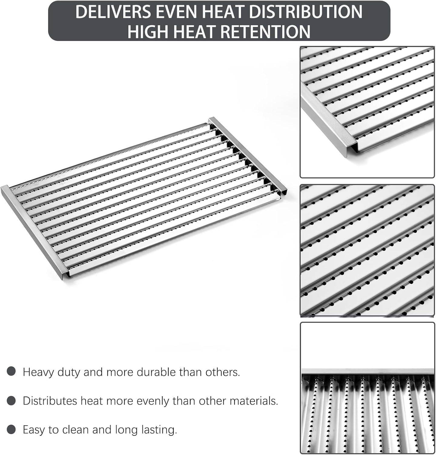 G362-2100-W1 463642316 Emitter Plates Grill Grates Replacement Parts for Charbroil Grill Parts Tru Infrared 463644220 463642316 748075 1422175 Lowe's 463675016 463632520 463245518 Grill Emitter