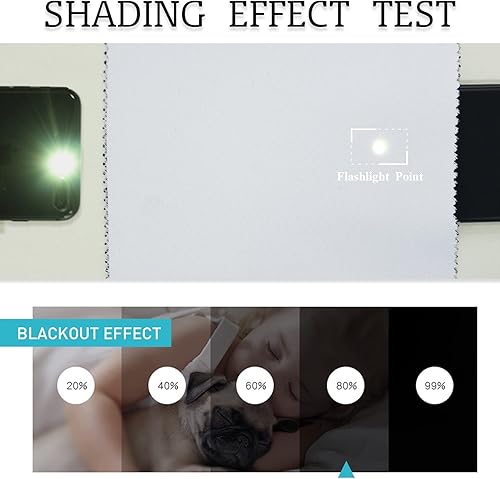 Vista 57 de RYB HOME Cortinas para exteriores resistentes al viento, bolsas con peso adjuntas, cortinas opacas de 84 pulgadas de largo, cortinas térmicas Beige