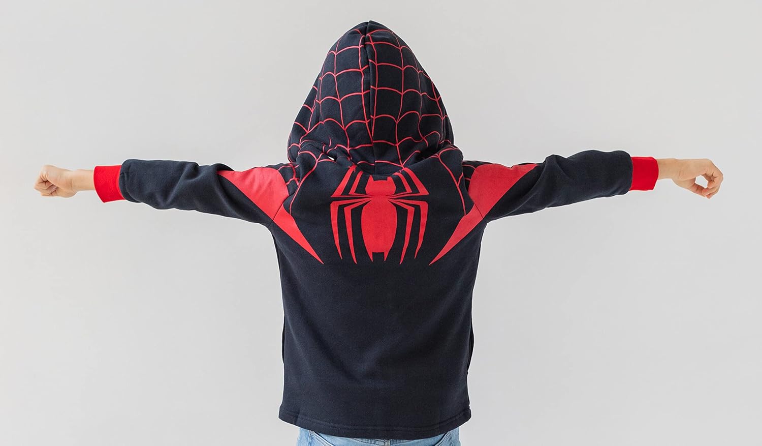 Marvel Spider-Man Spider-Verse Venom Zip Up Hoodie Toddler to Big Kid - Image 4