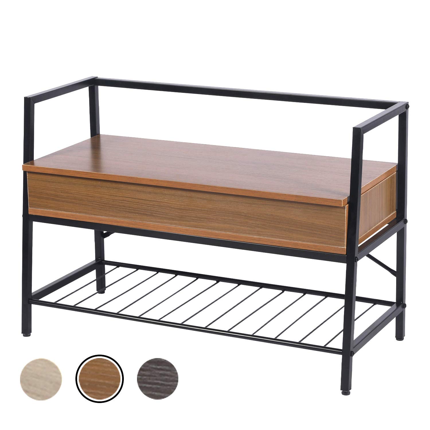 buy-ygbh-entryway-bench-shoe-storage-open-top-hallway-organizer-shoe