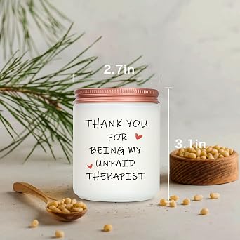 Best Friend Birthday Gifts for Women, Funny Graduation Friendship Sister Coworkers Bestie Mom Gag Gift for Her, Lavender Scented Candles