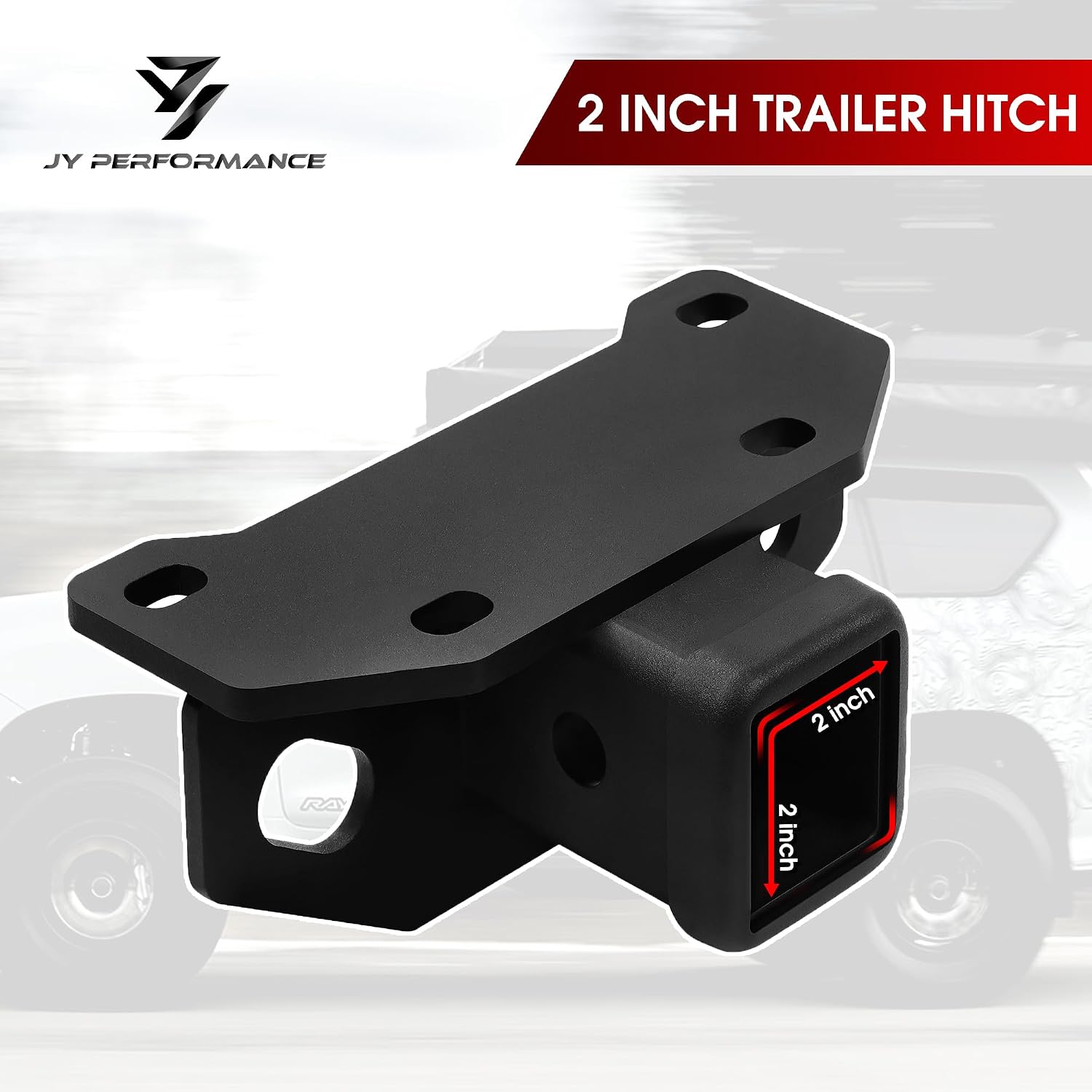 JY PERFORMANCE Trailer Hitch for Lexus GX460 2010-2024, Class 3 III 2" Inch Trailer Tow Hitch Receiver (Adjustment Plate Included)