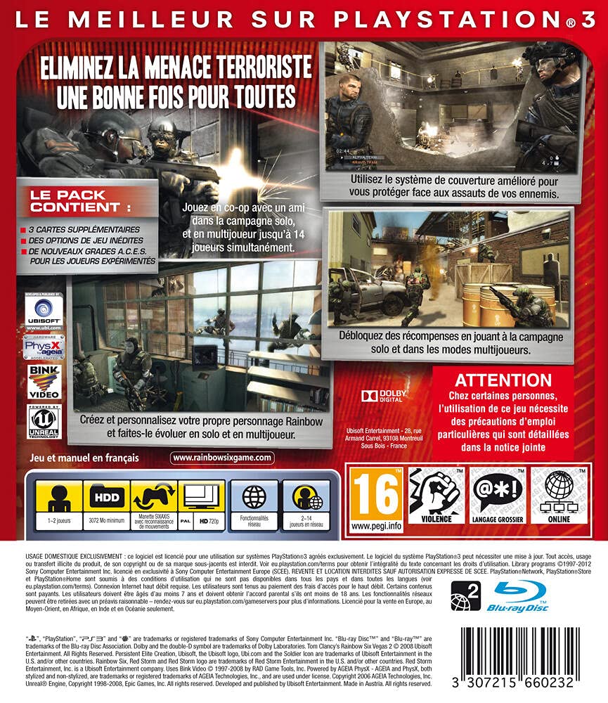 Image secondaire de Rainbow Six Vegas 2 - édition complète - collection essentielles