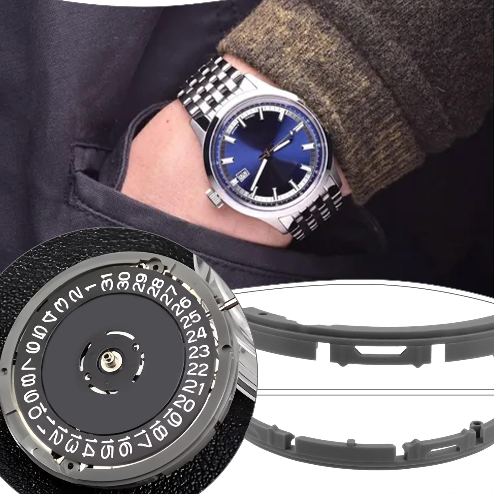 Anello Distanziatore Per Movimento Orologio - Compatibile Con NH35, NH36, Seiko - Foto 6