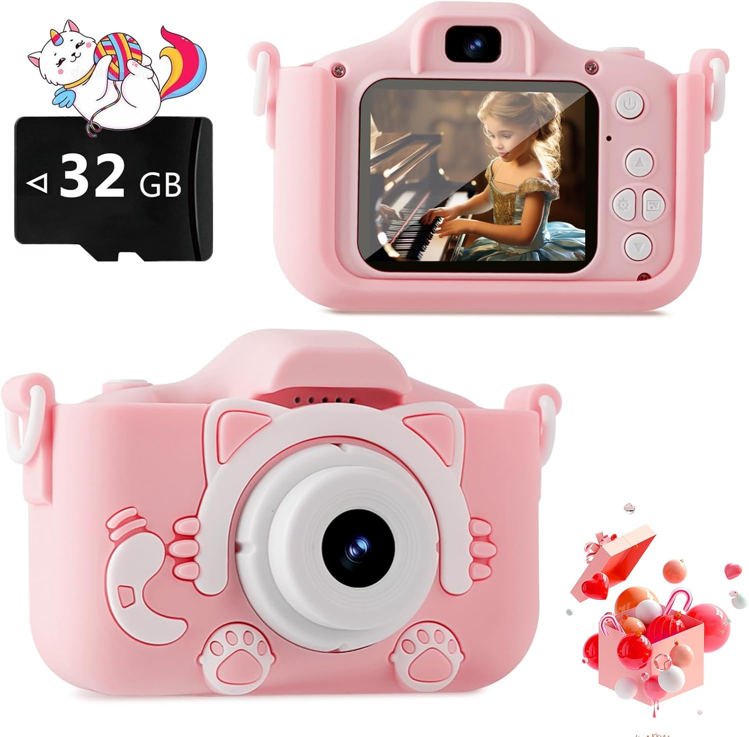 Kids Camera Toys for 312 Year Old Girls Boys, Kids Digital