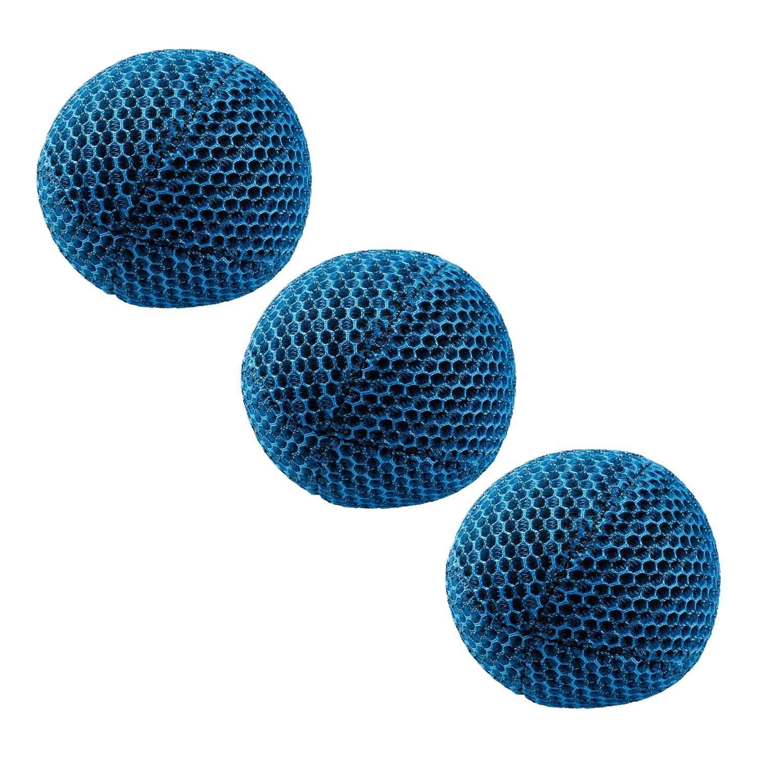 Lotsdonxia 3 Pack Nylon Scum Absorbing Balls, Blue Floating Oil and Grease Eliminators for Hot Tubs, Spas and Swimming Pools
