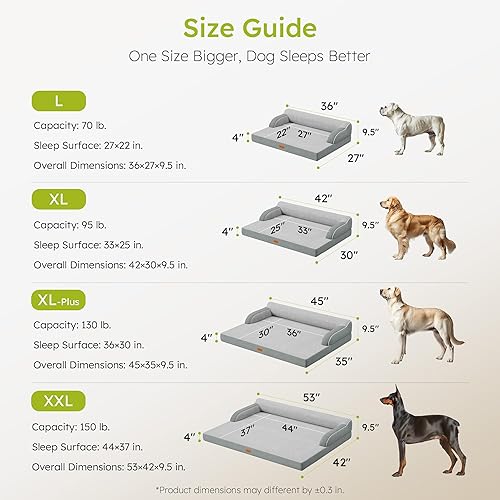 Miniatura 7 de Cama ortopédica XL para perro, cama extragrande para perros, camas refrescantes para mascotas de doble cara con funda de espuma viscoelástica, parte