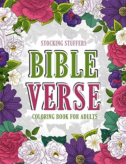 Stocking Stuffers: Bible Verse Coloring Book for Adults: Inspirational Coloring Pages For Adults and Seniors, Christmas Gifts ideas Stocking Stuffers for Men and Women