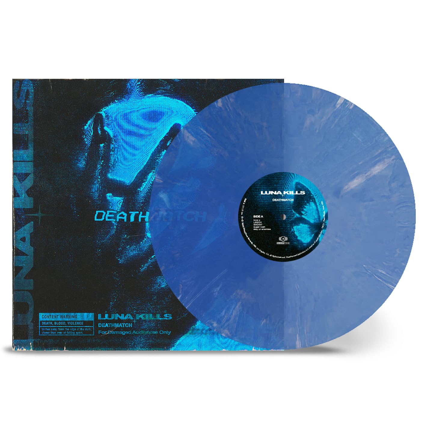 DEATHMATCH (TRANSPARENT BLUE WITH WHITE MARBLE) [VINYL]