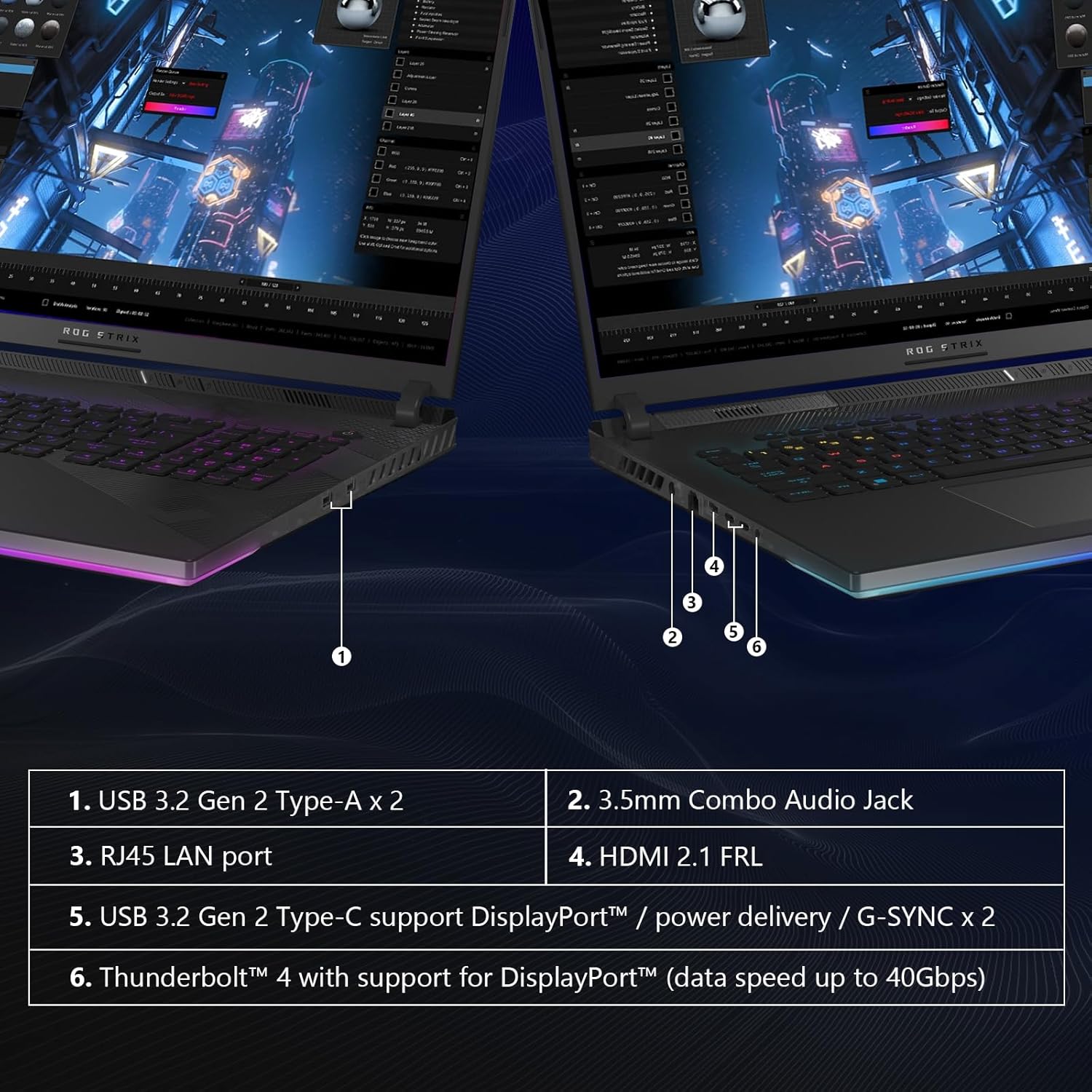 ASUS ROG Strix G18 2.5K Gaming Laptop, Nebula 18" IPS Display, 64GB DDR5, 1TB SSD, Intel i9-14900HX, GeForce RTX 4060, Per-Key RGB Backlit KYB, WiFi 6E, Windows 11 Pro + MS Office Pro